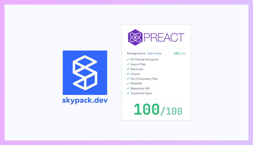 Skypack Quality Score: Actionable feedback to build better packages - Skypack Blog